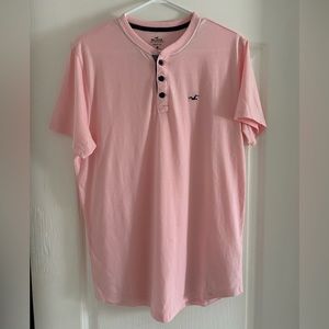 Hollister short sleeve henley tee shirt